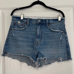 Abercrombie & Fitch High Rise Mom Jean Shorts